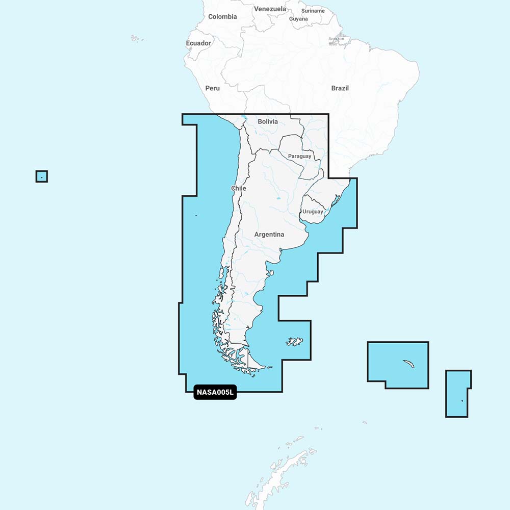 Navionics NASA005L - Chile, Argentina  Easter Island - Navionics+ [010-C1365-30] - Premium Navionics + from Navionics - Just $138.99! 