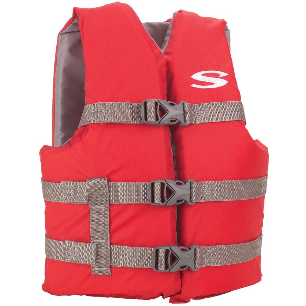 Stearns Youth Classic Vest Life Jacket - 50-90lbs - Red/Grey [2159436] - Premium Life Vests from Stearns - Just $25.99! 