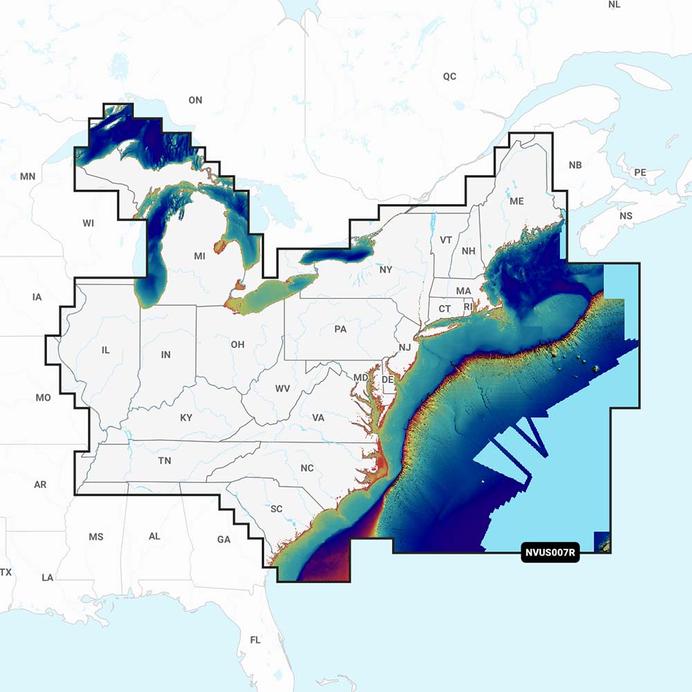 Garmin Navionics Vision+ NVUS007R U.S. East [010-C1291-00] - Premium Garmin Navionics Vision+ from Garmin - Just $230.99! 