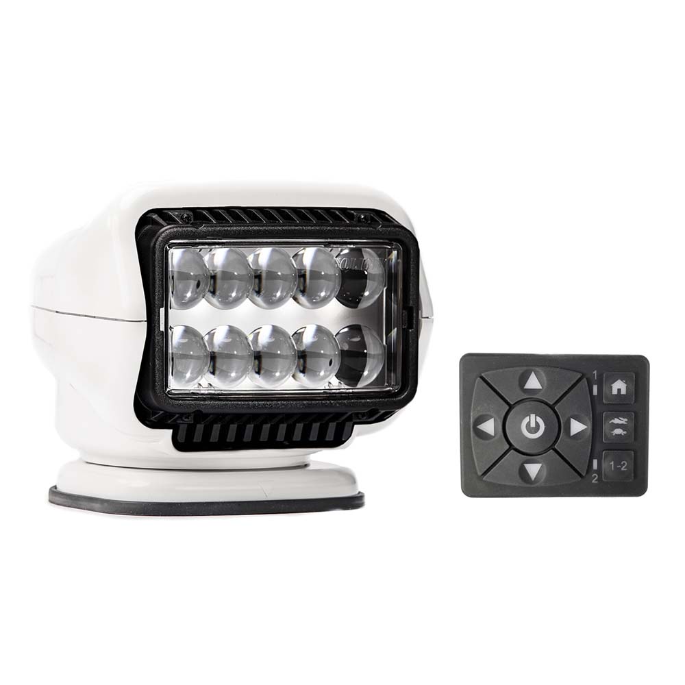 Golight Stryker ST Series Permanent Mount White 12V LED w/Hard Wired Dash Mount Remote [30204ST] - Premium Search Lights from Golight - Just $679! 