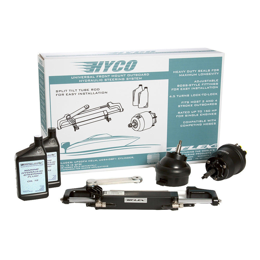 Uflex HYCO 1.1T Front Mount OB Tilt Steering up to 150HP [HYCO 1.1T] - Premium Steering Systems from Uflex USA - Just $1056.99! Shop now at Boat Gear Depot