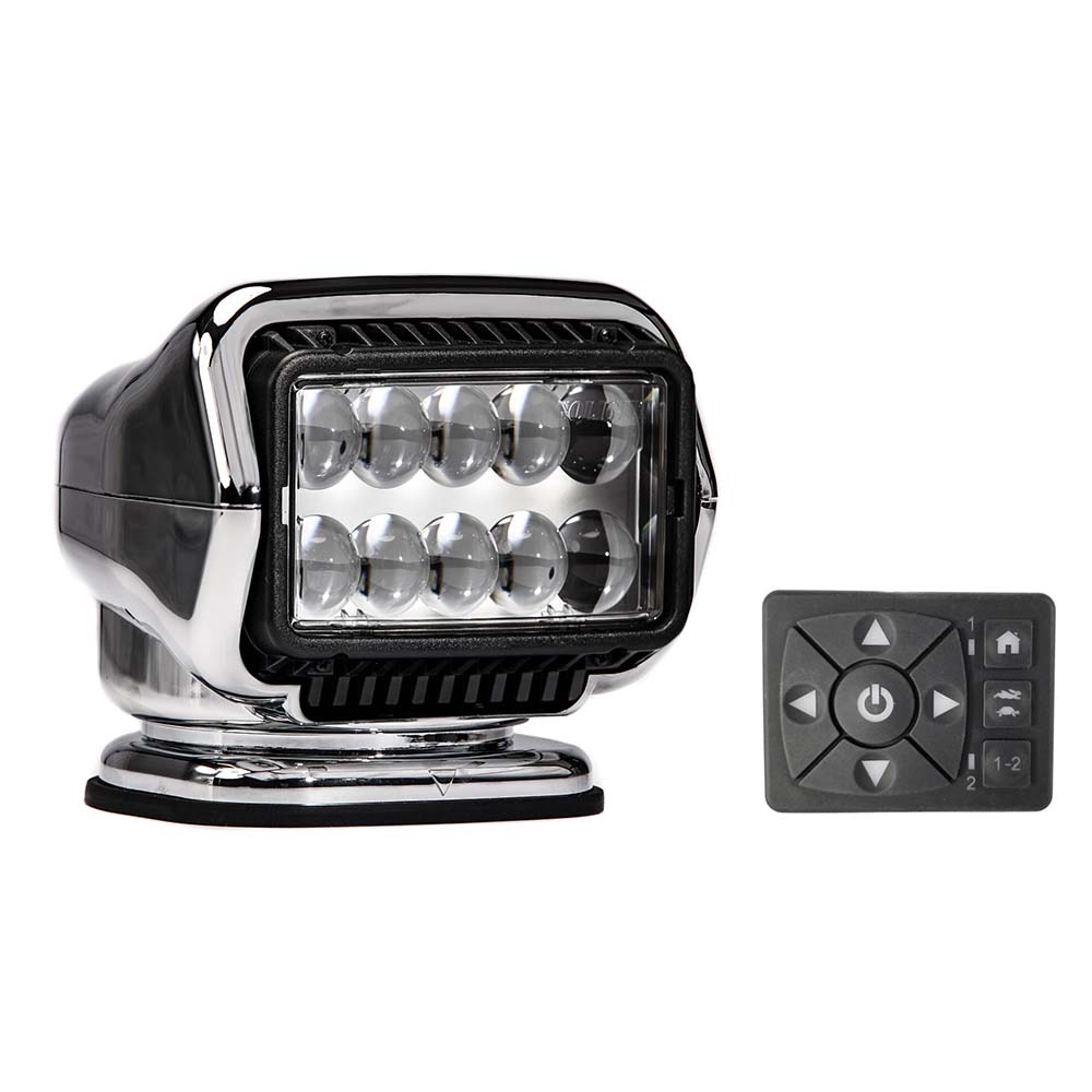 Golight Stryker ST Series Permanent Mount Chrome 12V LED w/Hard Wired Dash Mount Remote [30264ST] - Brand_Golight, Lighting, Lighting | Search Lights, MRP - Golight - Search Lights
