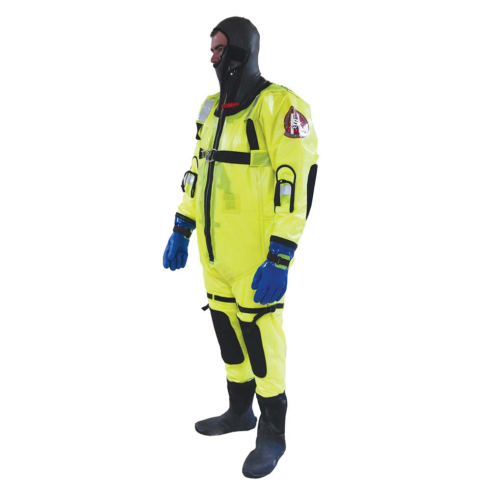 First Watch RS-1002 Ice Rescue Suit - Hi-Vis Yellow [RS-1002-HV-U] - Premium Immersion/Dry/Work Suits from First Watch - Just $776.99! 