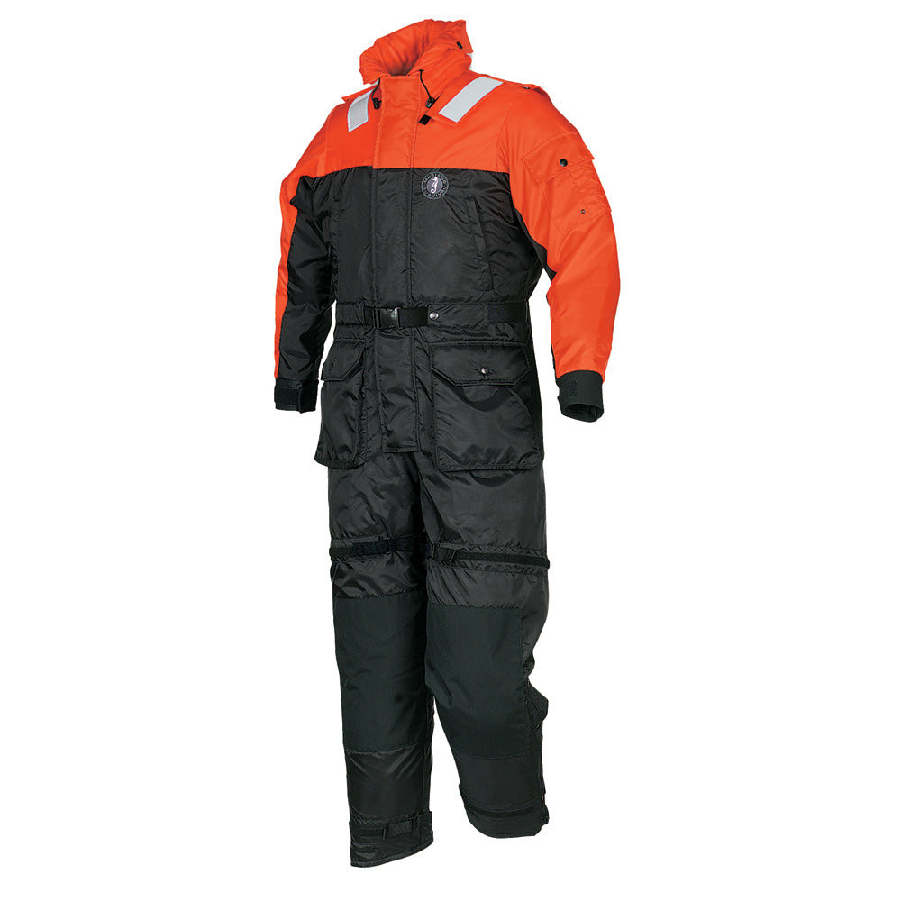 Mustang Deluxe Anti-Exposure Coverall  Work Suit - Orange/Black - Medium [MS2175-33-M-206] - Premium Immersion/Dry/Work Suits from Mustang Survival - Just $677.99! 