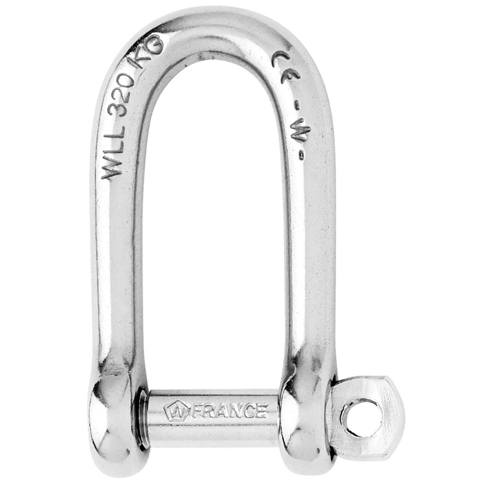 Wicahrd Self-Locking Long D Shackle - Diameter 5mm - 3/16" [01212] - Premium Shackles/Rings/Pins from Wichard Marine - Just $13.99! 