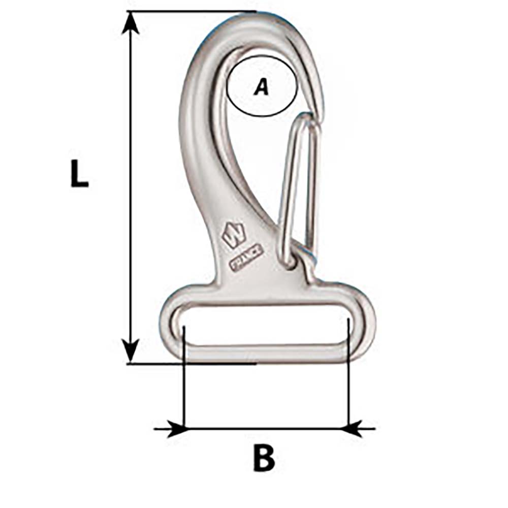 Wichard Webbing Snap Hook - 30mm - Length 60mm [02284] - Premium Hardware from Wichard Marine - Just $30.99! 