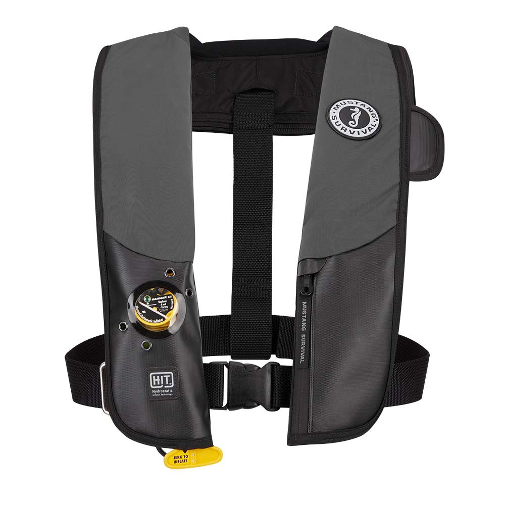 Mustang HIT Hydrostatic Inflatable PFD - Grey/Black - Automatic/Manual [MD318302-262-0-202] - Premium Personal Flotation Devices from Mustang Survival - Just $279.99! 