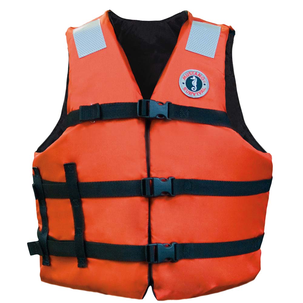 Mustang Flotation Vest - Orange - Adult Universal [MV3104T1-2-0-216] - Premium Personal Flotation Devices from Mustang Survival - Just $59.99! 