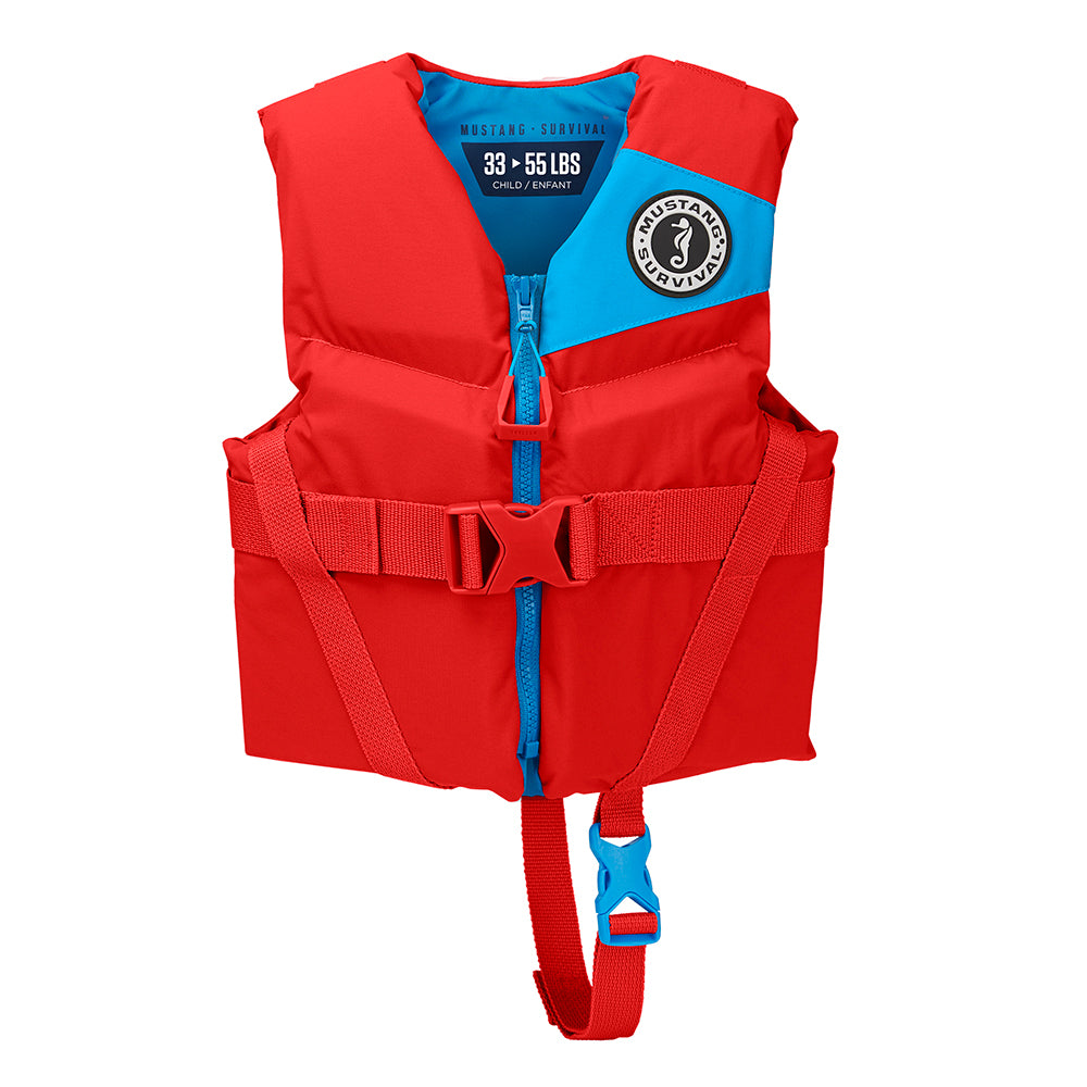 Mustang Child REV Foam Vest - Red - Child [MV3565-277-0-206] - Premium Personal Flotation Devices from Mustang Survival - Just $59.99! 