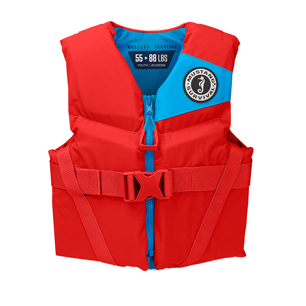 Mustang Youth REV Foam Vest - Red - Youth [MV3570-277-0-206] - Premium Personal Flotation Devices from Mustang Survival - Just $59.99! 