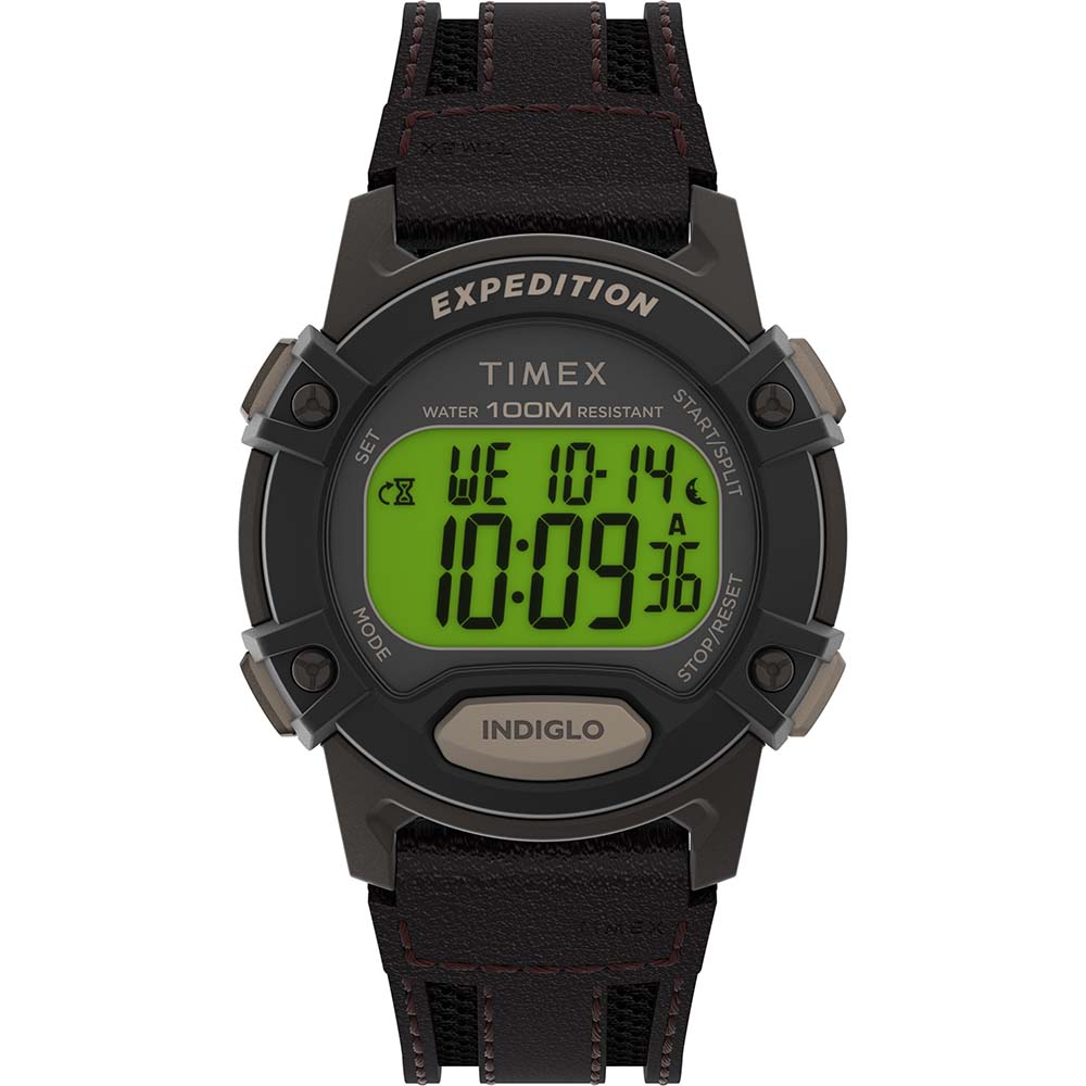 Timex Expedition Cat 5 - Brown Resin Case - Brown/Black Band [TW4B24500] - Premium Watches from Timex - Just $38.99! 