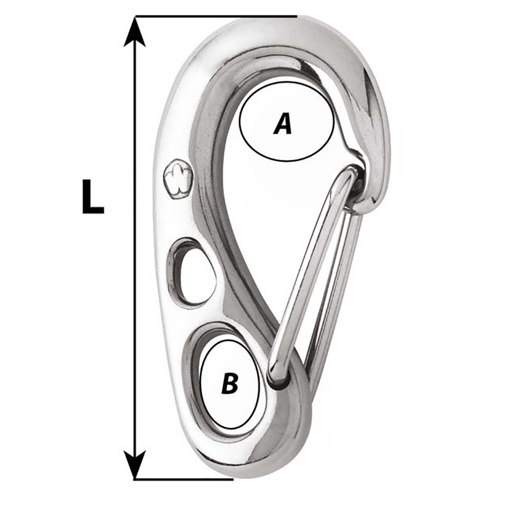 Wichard 3" HR Safety Snap Hook - 75mm [02381] - Premium Hardware from Wichard Marine - Just $40.99! 