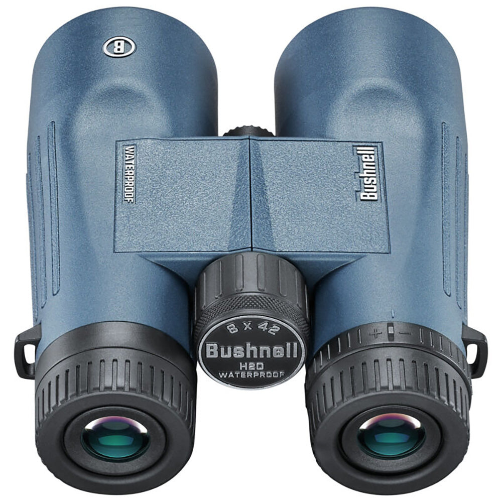 Bushnell 8x42mm H2O Binocular - Dark Blue Roof WP/FP Twist Up Eyecups [158042R] - Premium Binoculars from Bushnell - Just $116.99! 