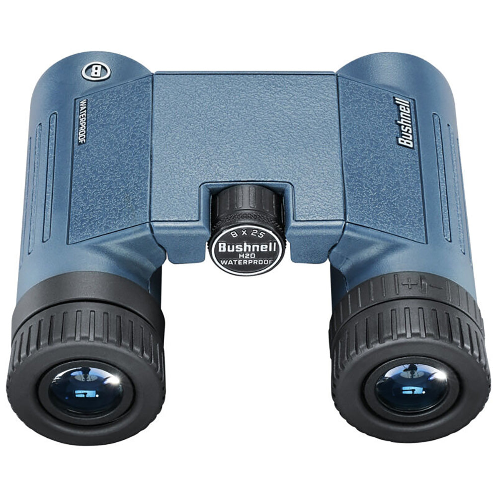 Bushnell 8x25mm H2O Binocular - Dark Blue Roof WP/FP Twist Up Eyecups [138005R] - Premium Binoculars from Bushnell - Just $63.99! 