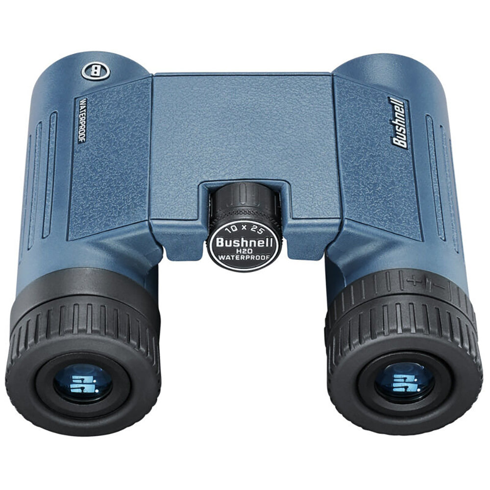 Bushnell 10x25mm H2O Binocular - Dark Blue Roof WP/FP Twist Up Eyecups [130105R] - Premium Binoculars from Bushnell - Just $67.99! 