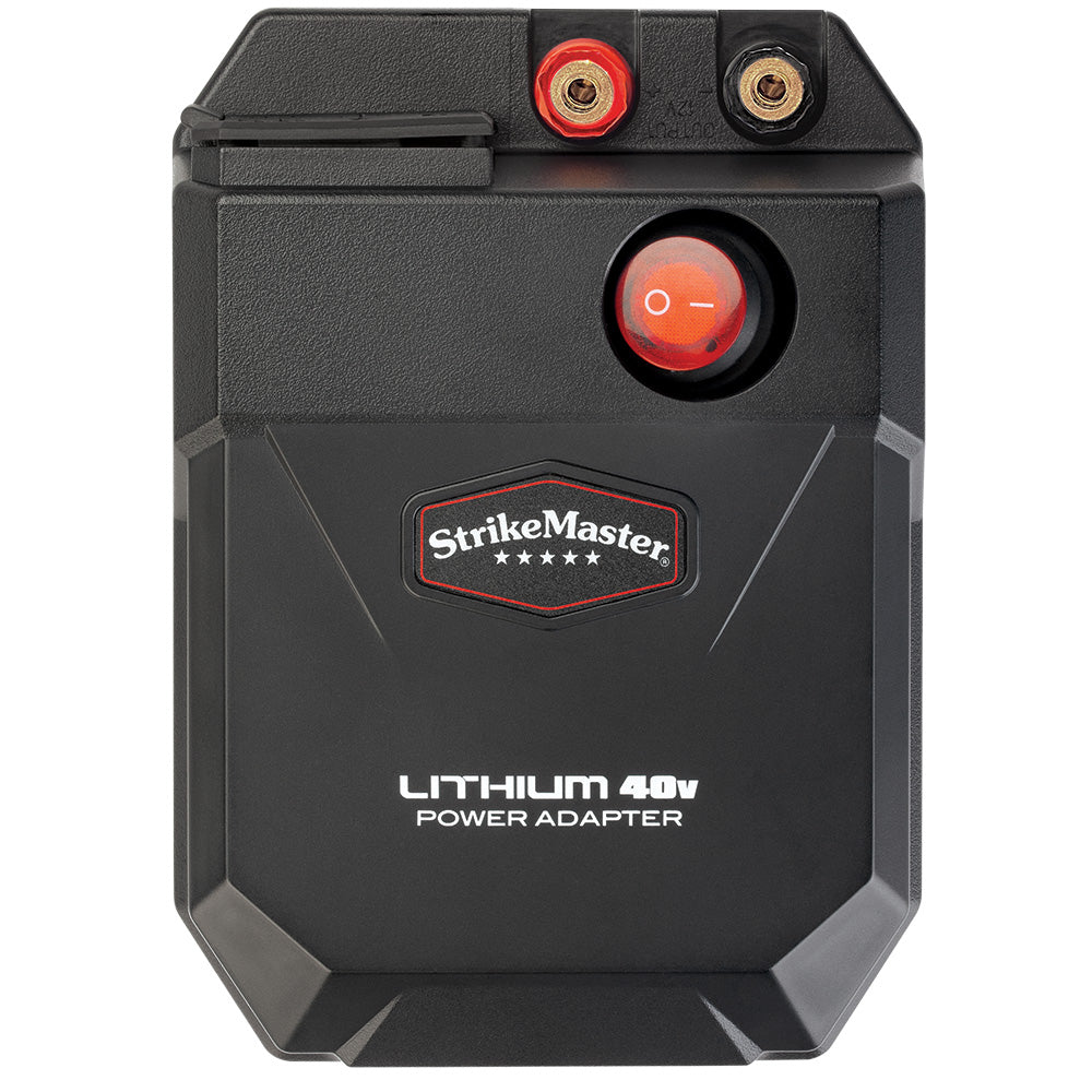StrikeMaster Lithium 40V Power Adapter [LFV-12VA] - Brand_StrikeMaster, Clearance, Hunting & Fishing, Hunting & Fishing | Ice Augers, Specials - StrikeMaster - Ice Augers