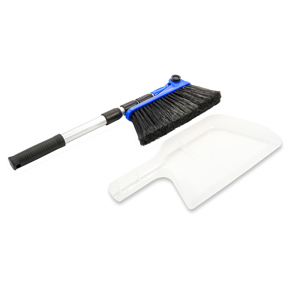 Camco RV Broom  Dustpan - Bilingual [43623] - Premium Cleaning from Camco - Just $14.99! 