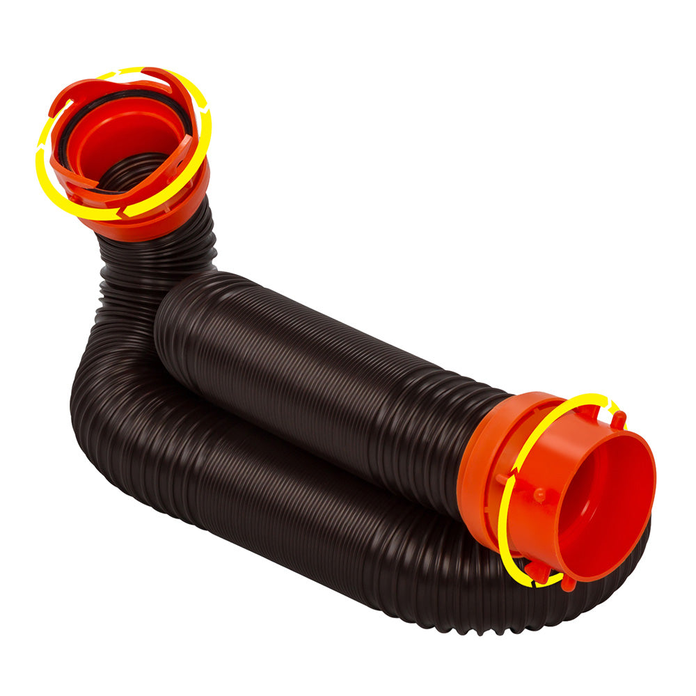 Camco RhinoFLEX 10 Sewer Hose Extension w/Swivel Bayonet  Lug [39764] - Premium Sanitation from Camco - Just $22.99! 