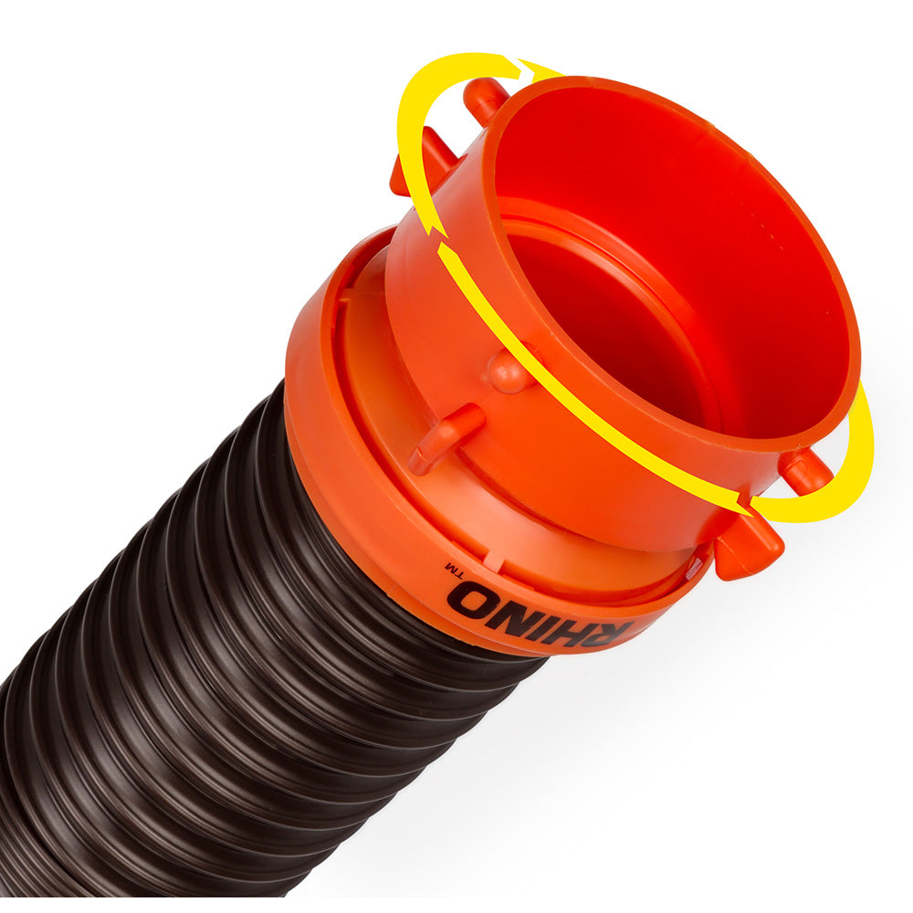 Camco RhinoFLEX 10 Sewer Hose Extension w/Swivel Bayonet  Lug [39764] - Premium Sanitation from Camco - Just $22.99! 