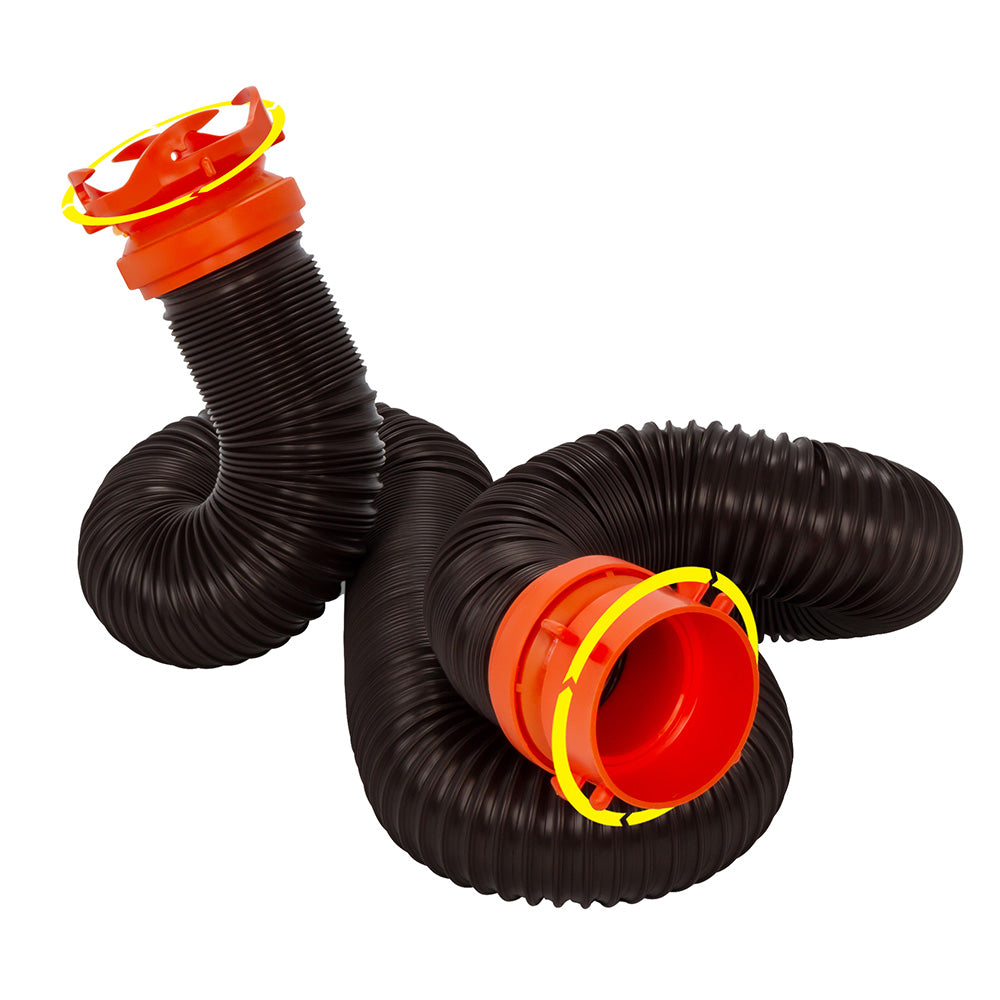 Camco RhinoFLEX 10 Sewer Hose Extension w/Swivel Bayonet  Lug [39764] - Premium Sanitation from Camco - Just $22.99! 