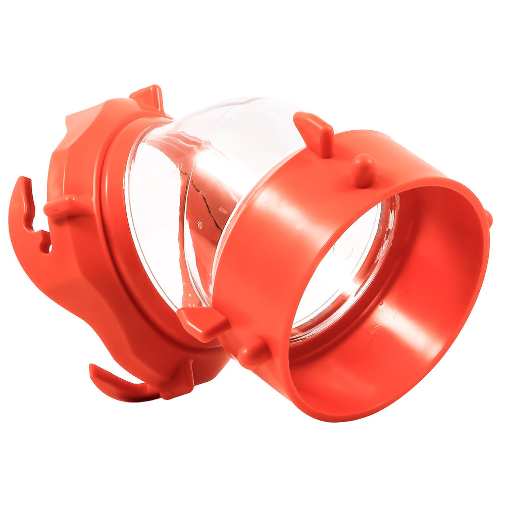 Camco RhinoFLEX 45-Degree Swivel Fitting Clear [39847] - Premium Sanitation from Camco - Just $6.99! 