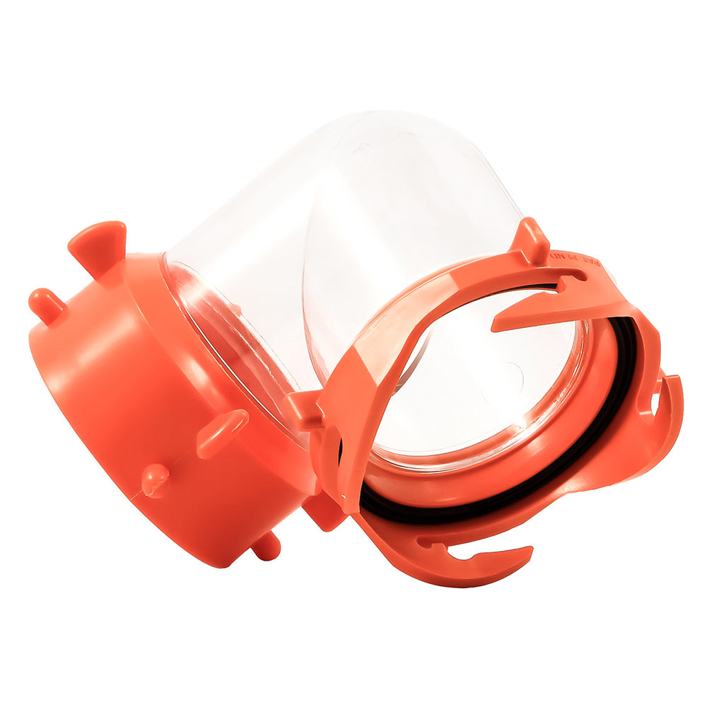 Camco RhinoFLEX 90-Degree Swivel Fitting Clear [39857] - Premium Sanitation from Camco - Just $7.99! 