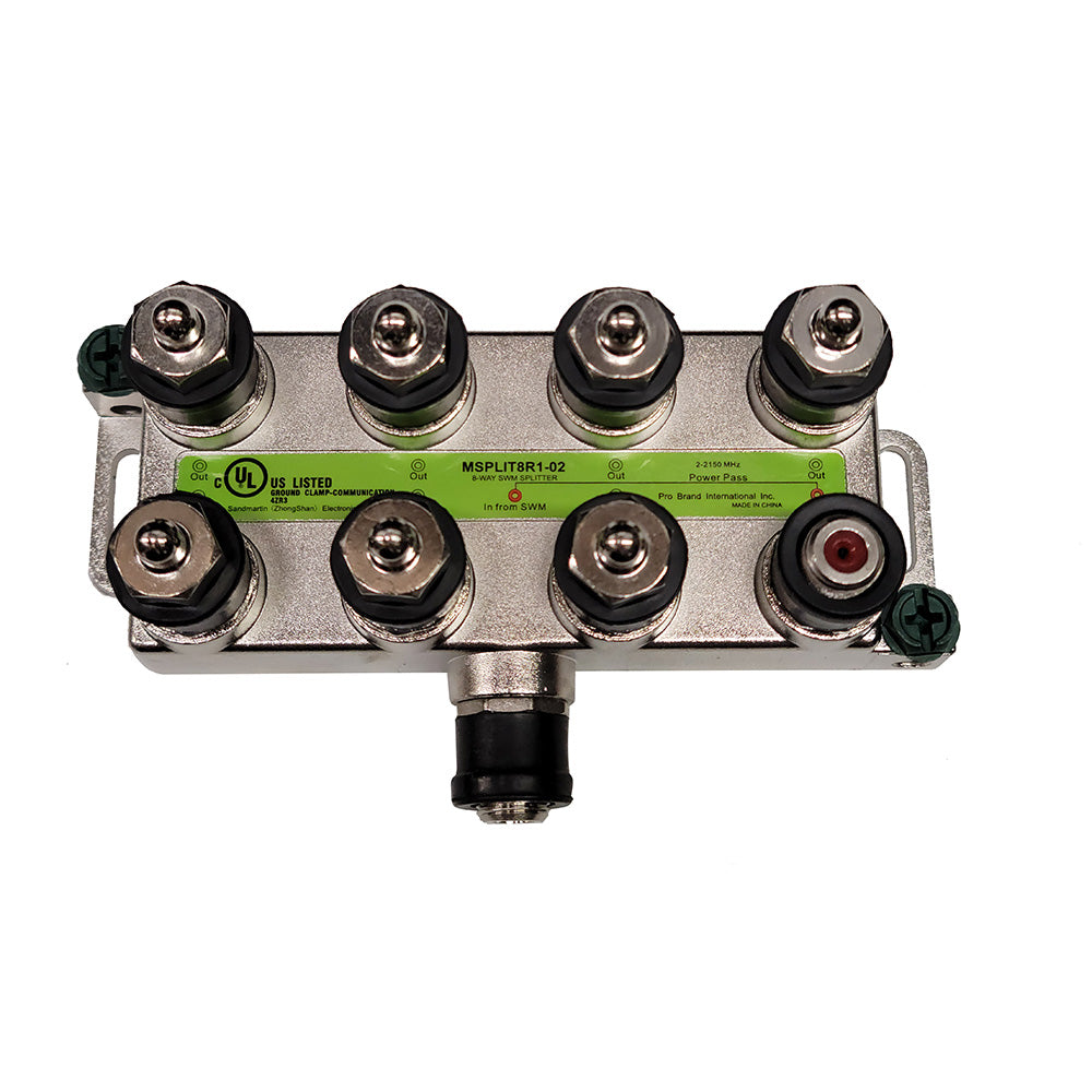 KVH SWM 8 Way Splitter [19-0618] - Premium Satellite Receivers from KVH - Just $60! 