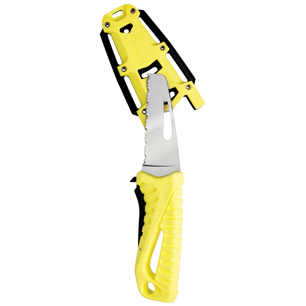 Wichard Offshore Rescue Knife Fixed Blade - Fluorescent [10192] - Premium Accessories from Wichard Marine - Just $87.99! 