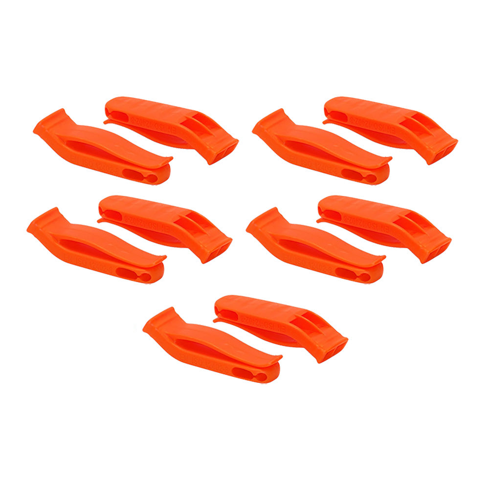 Mustang Signal Whistle - Orange *10-Pack [MAWSTL10-2-0-101] - Premium Accessories from Mustang Survival - Just $39.99! 