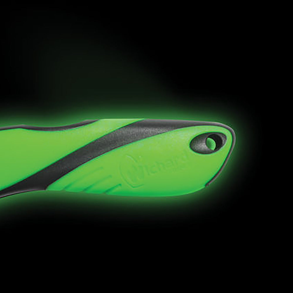 Wichard Offshore Knife - Single Serrated Blade - Fluorescent [10112] - Premium Knives from Wichard Marine - Just $38.99! 