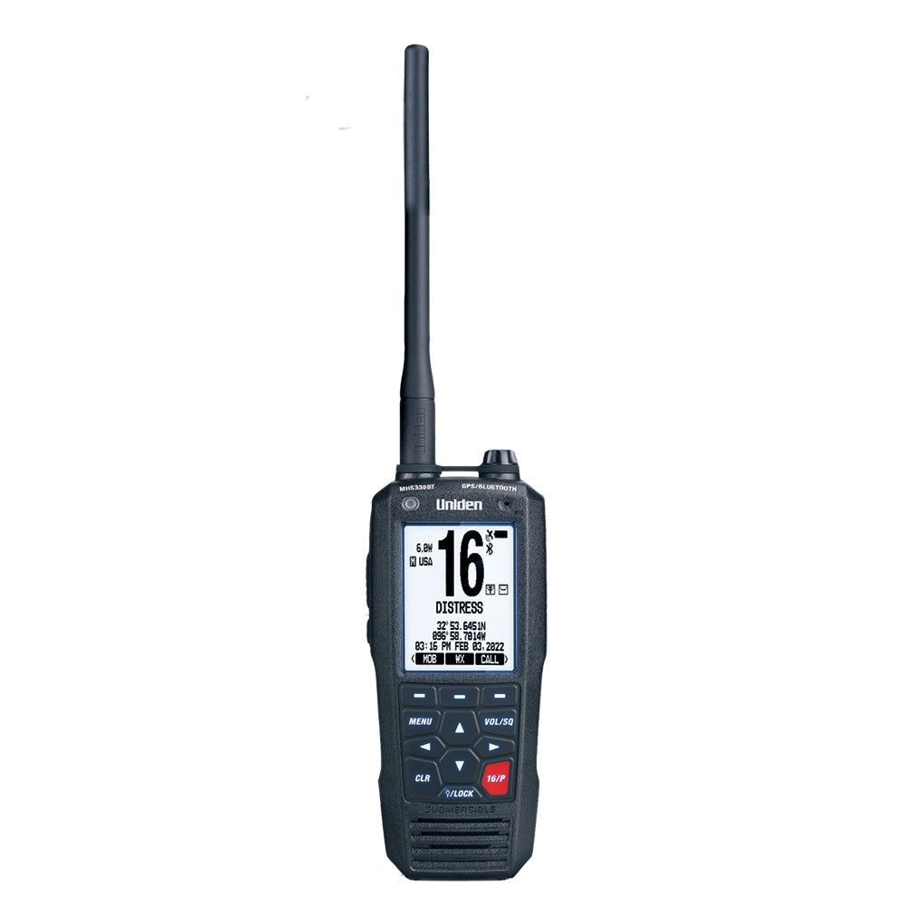 Uniden MHS338BT VHF Marine Radio w/GPS  Bluetooth [MHS338BT] - Premium VHF - Handheld from Uniden - Just $217.99! 