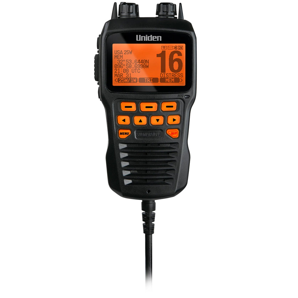 Uniden Remote Mic f/UM725 VHF Radios - Black [UMRMICBK] - Premium Accessories from Uniden - Just $133.99! 