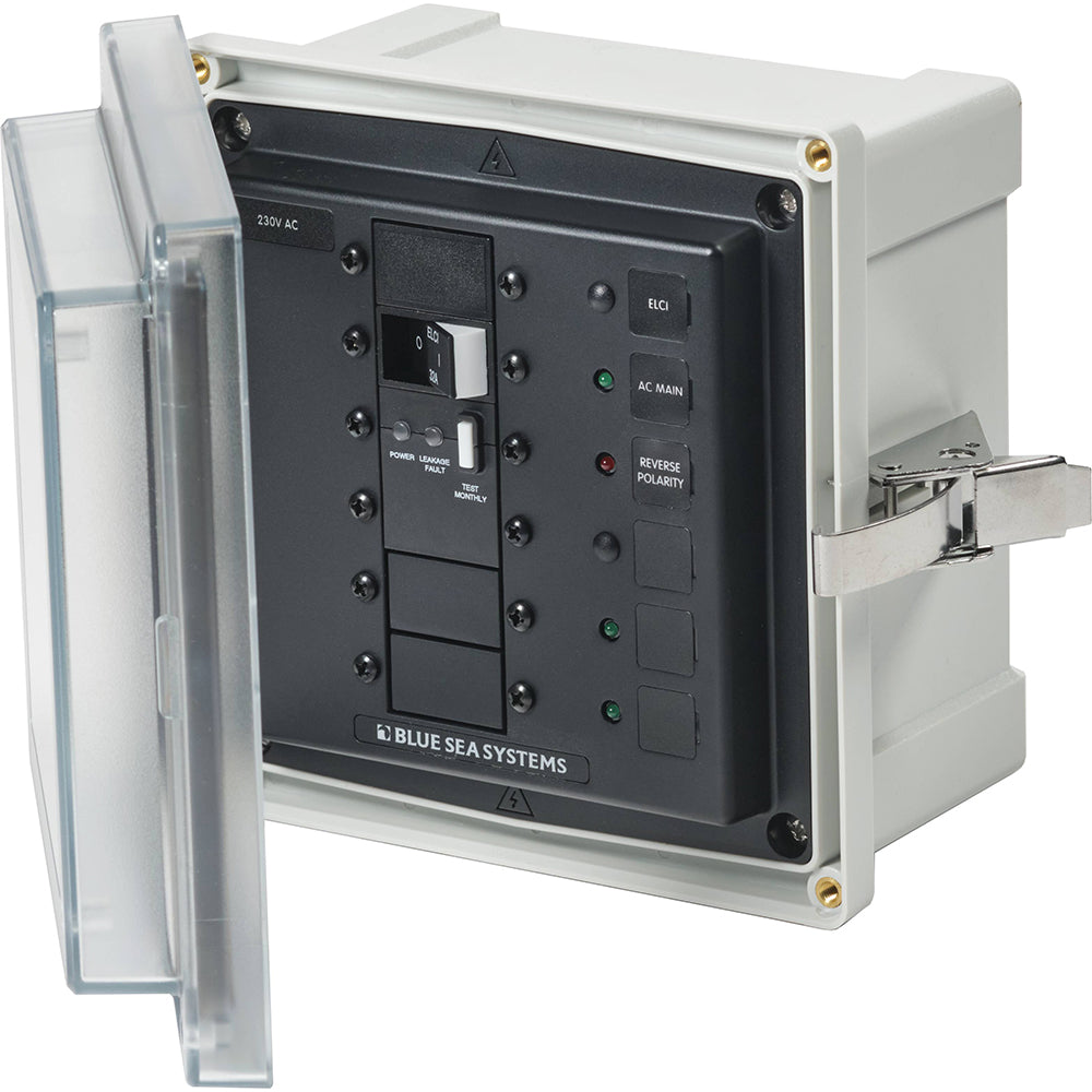 Blue Sea 3123 - SMS Panel Enclosure w/ELCI (32A)  3 Blanks - 230V AC [3123] - Premium Electrical Panels from Blue Sea Systems - Just $692.99! 