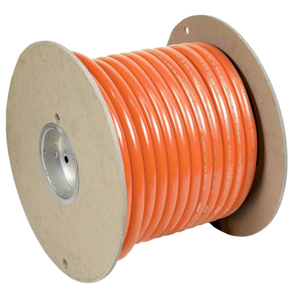 Pacer Orange 6 AWG Battery Cable - 100 [WUL6OR-100] - Premium Wire from Pacer Group - Just $108.99! 