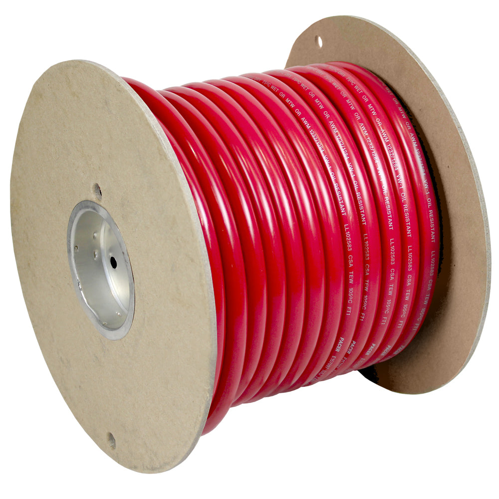 Pacer Red 2 AWG Battery Cable - 100 [WUL2RD-100] - Premium Wire from Pacer Group - Just $269.99! 