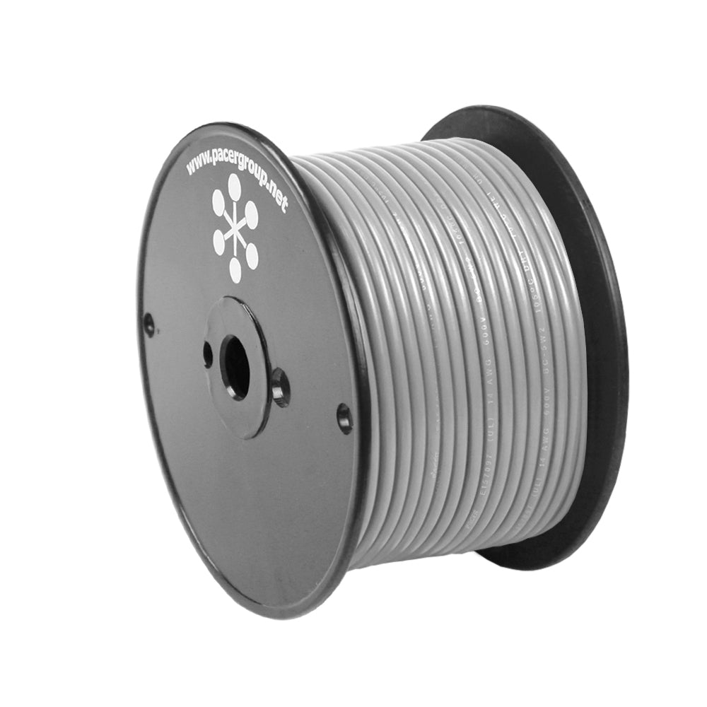 Pacer Grey 18 AWG Primary Wire - 100 [WUL18GY-100] - Premium Wire from Pacer Group - Just $12.99! 