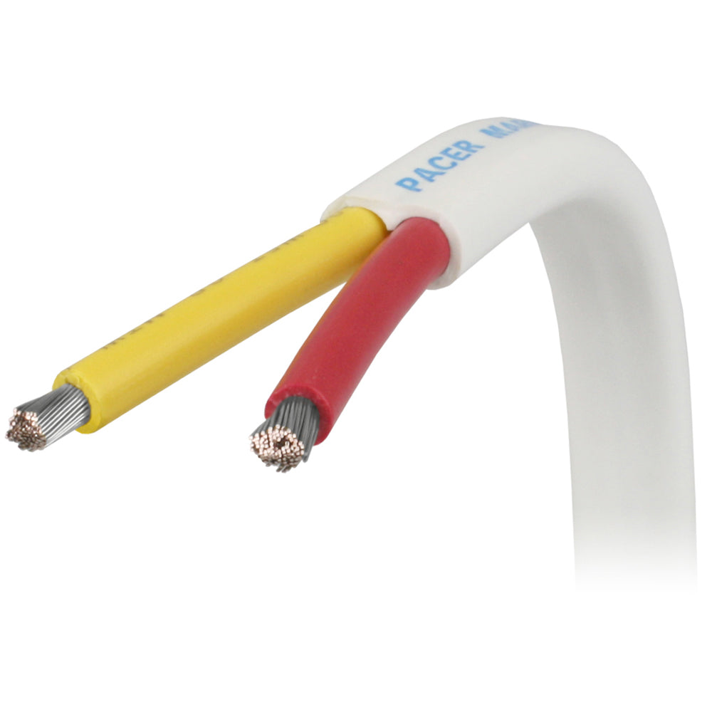 Pacer 18/2 AWG Safety Duplex Cable - Red/Yellow - 100 [W18/2RYW-100] - Premium Wire from Pacer Group - Just $33.99! 