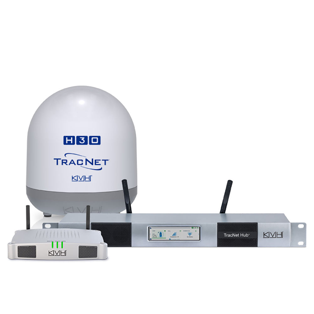 KVH TracNet H30 Ku-Band Antenna w/TracNet Hub [01-0432-11] - Premium Satellite Receivers from KVH - Just $14134.99! 