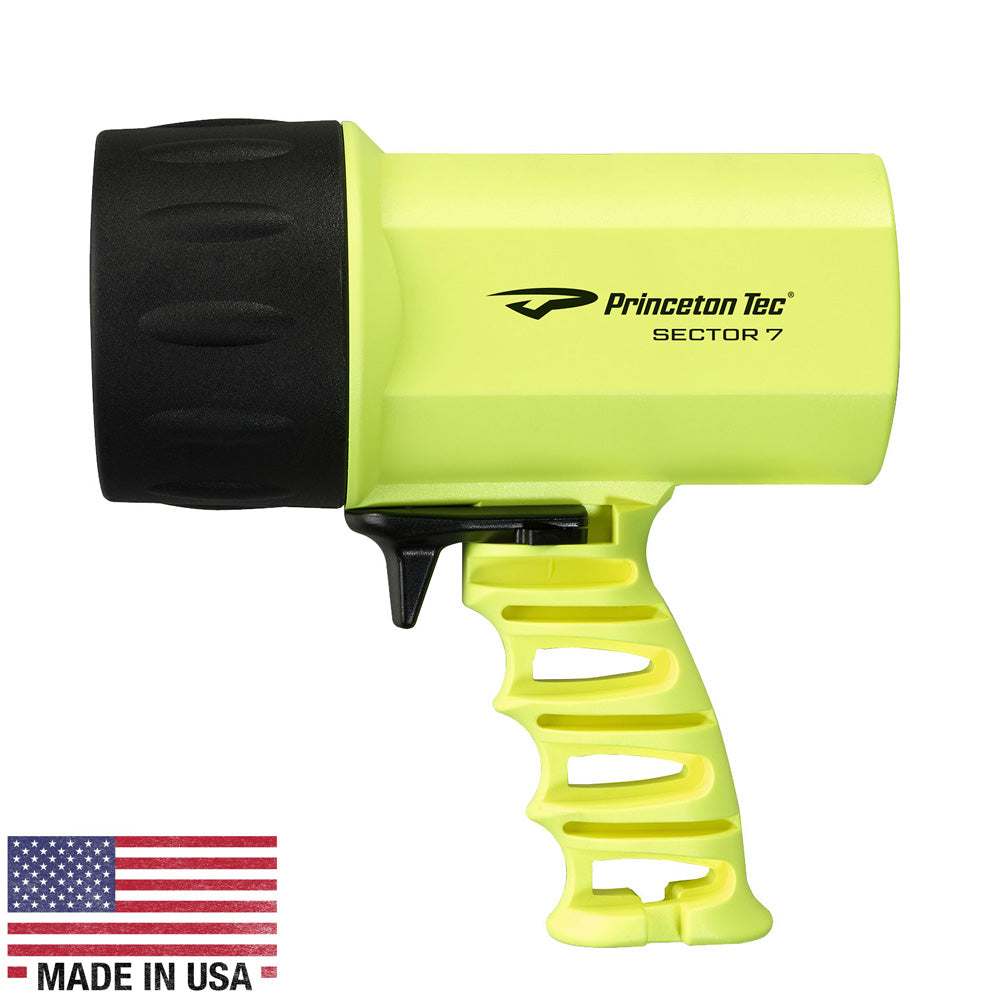 Princeton Tec Sector 7 LED Spotlight - Neon Yellow [S722-NY] - Premium Flashlights from Princeton Tec - Just $133.99! 