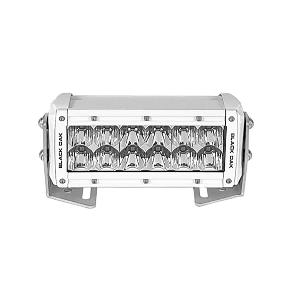 Black Oak Pro Series 3.0 Double Row 6" LED Light Bar - Combo Optics - White Housing [6CM-D5OS] - Premium Lighting from Black Oak LED - Just $259.25! 