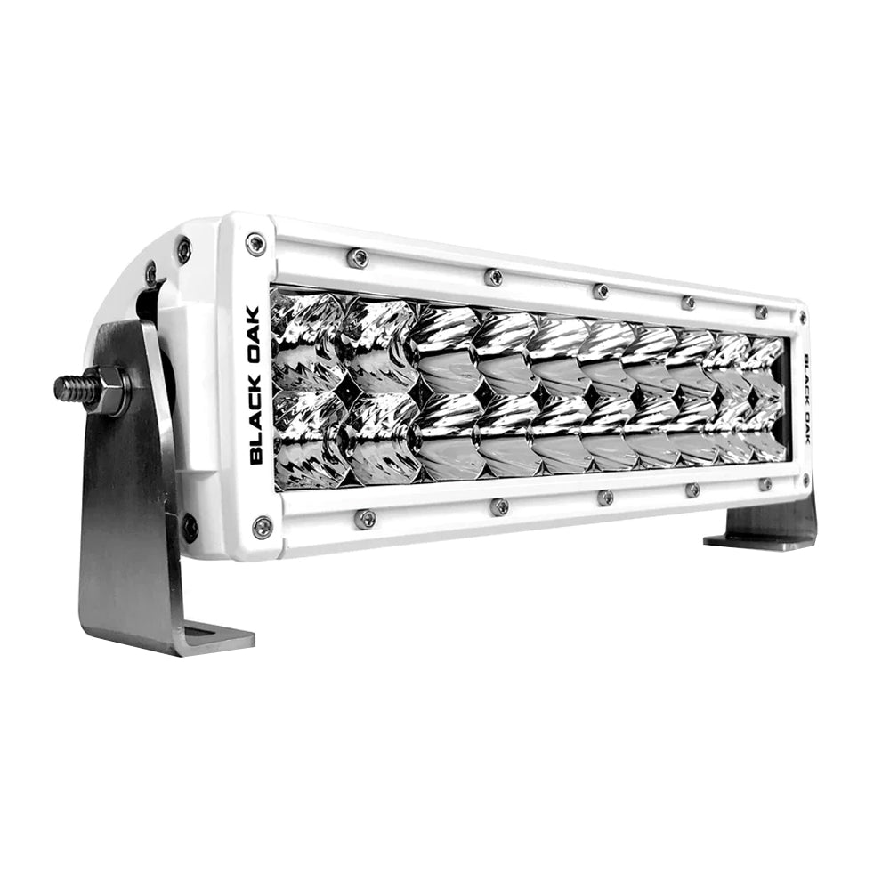 Black Oak Pro Series 3.0 Double Row 10" LED Light Bar - Combo Optics - White Housing [10CM-D5OS] - Premium Lighting from Black Oak LED - Just $378.25! 