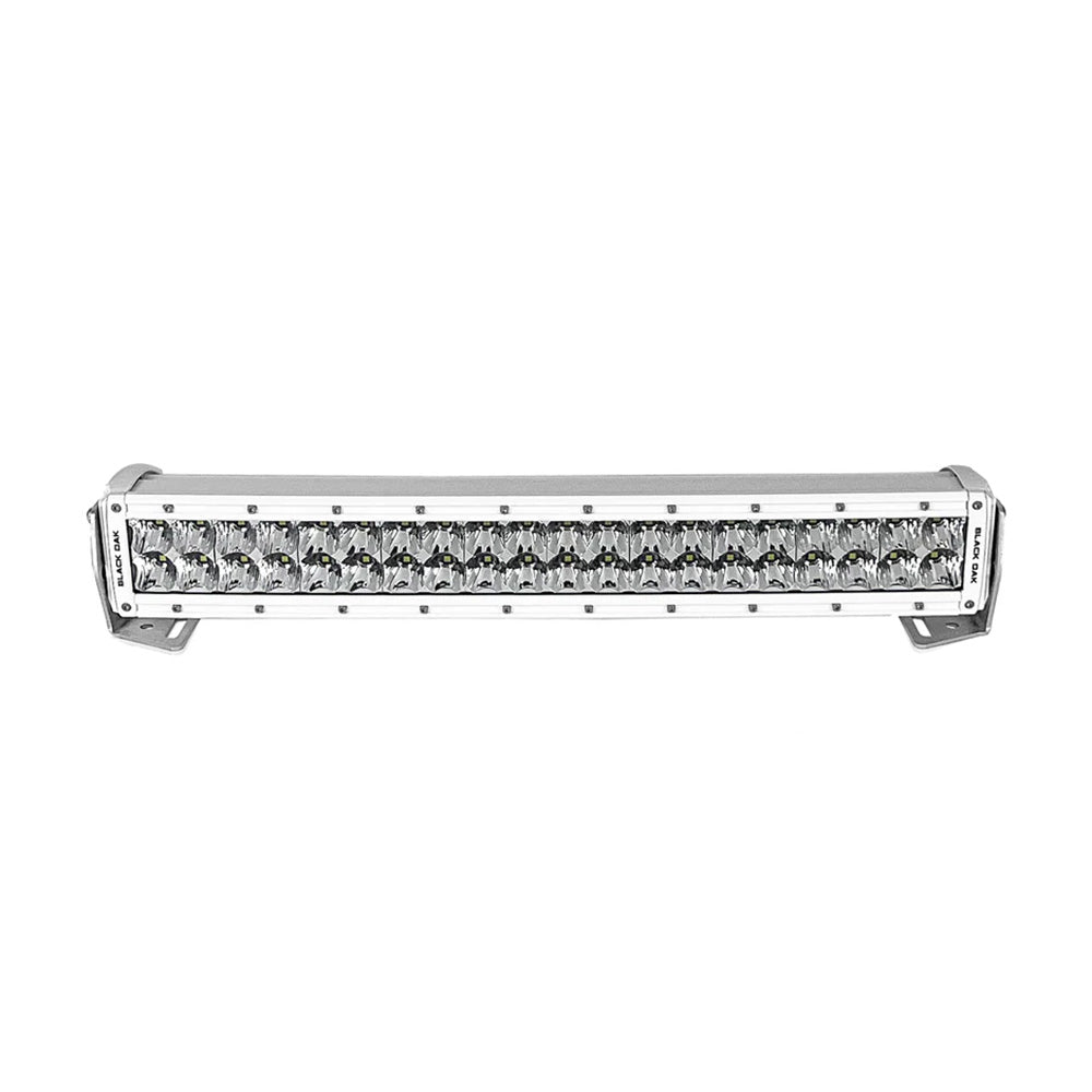 Black Oak Pro Series 3.0 Curved Double Row 20" LED Light Bar - Combo Optics - White Housing [20CCM-D5OS] - Premium Lighting from Black Oak LED - Just $599.25! 