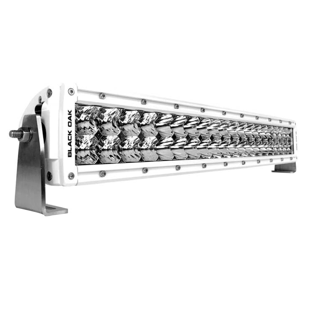 Black Oak Pro Series 3.0 Curved Double Row 20" LED Light Bar - Combo Optics - White Housing [20CCM-D5OS] - Premium Lighting from Black Oak LED - Just $599.25! 