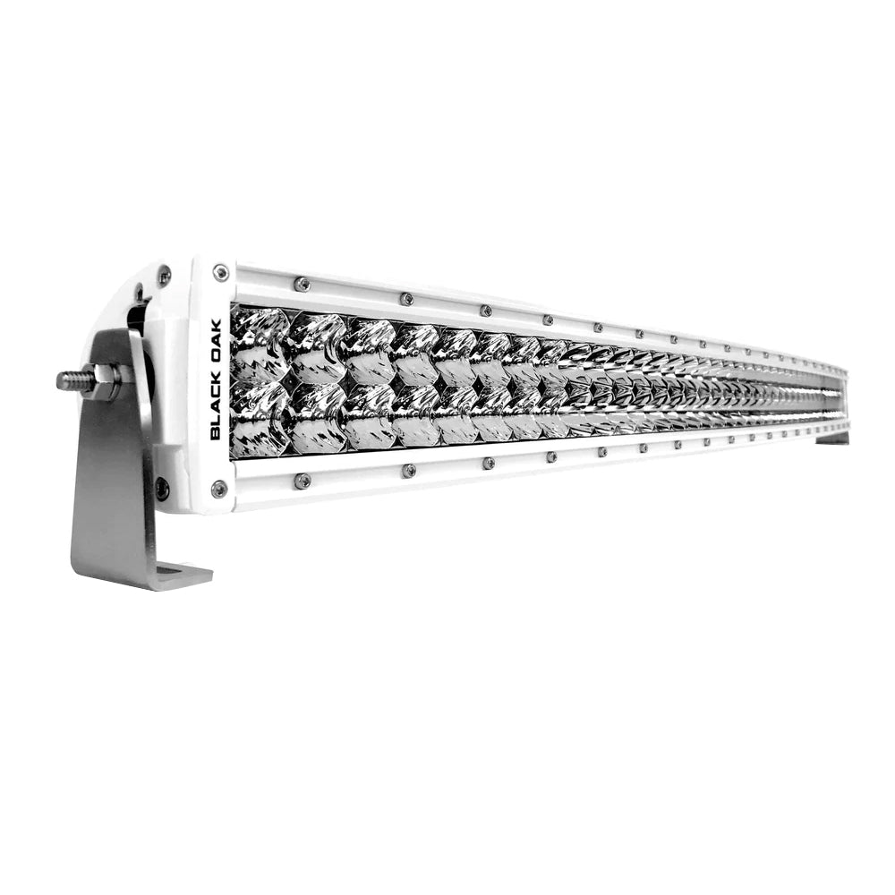 Black Oak Pro Series 3.0 Curved Double Row 40" LED Light Bar - Combo Optics - White Housing [40CCM-D5OS] - Premium Lighting from Black Oak LED - Just $1062.50! 