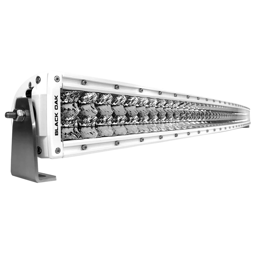 Black Oak Pro Series 3.0 Curved Double Row 50" LED Light Bar - Combo Optics - White Housing [50CCM-D5OS] - Premium Lighting from Black Oak LED - Just $1394! 