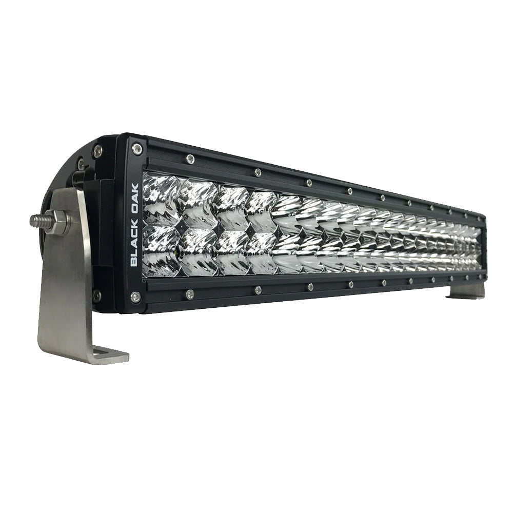 Black Oak Pro Series 3.0 Curved Double Row 20" LED Light Bar - Combo Optics - Black Housing [20CC-D5OS] - Premium Lighting from Black Oak LED - Just $578! 