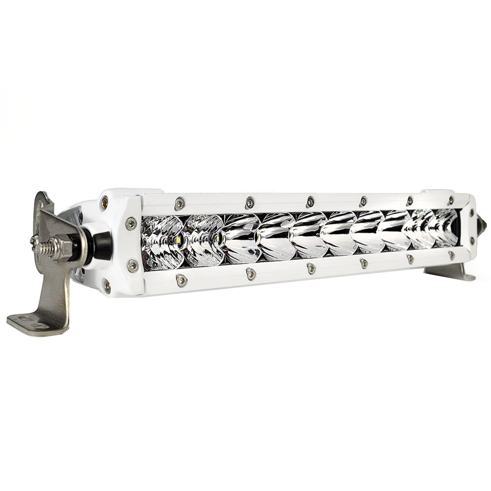 Black Oak Pro Series 3.0 Single Row 10" LED Light Bar - Combo Optics - White Housing [10CM-S5OS] - Premium Lighting from Black Oak LED - Just $284.75! 