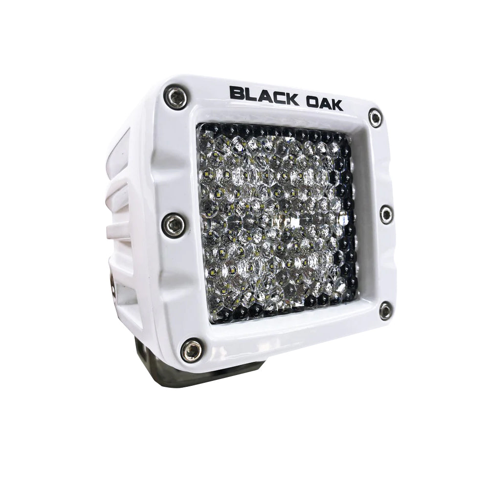 Black Oak 2" Marine LED Pod Light - Diffused Optics - White Housing - Pro Series 3.0 [2DM-POD10CR] - Premium Pods & Cubes from Black Oak LED - Just $114.75! 