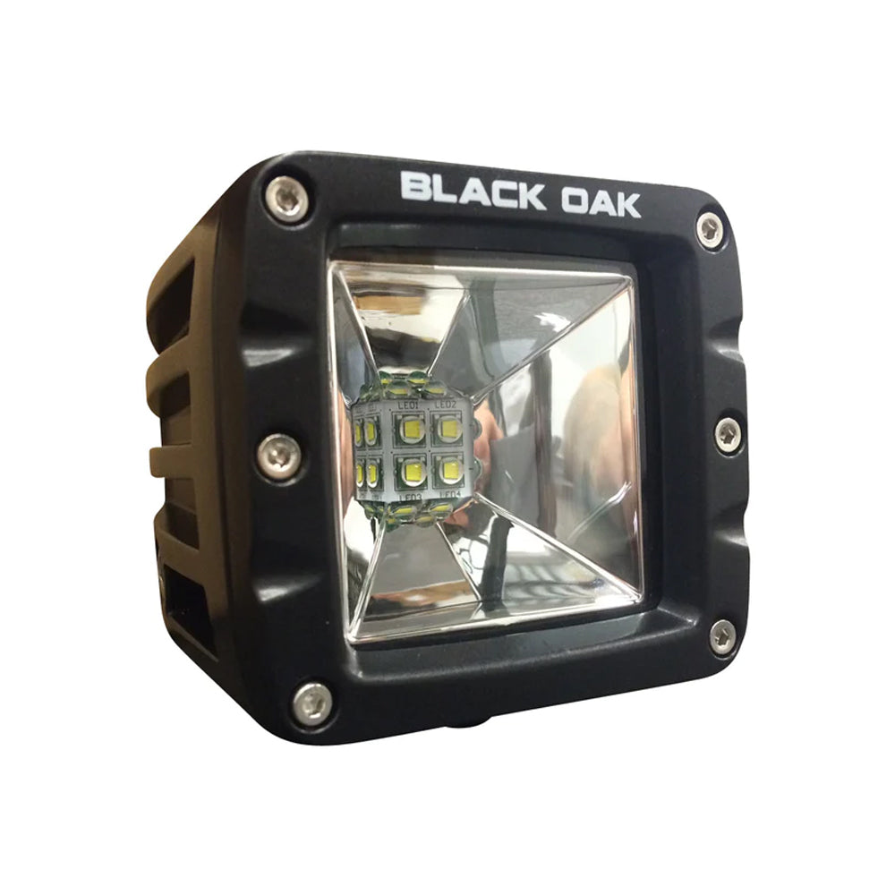 Black Oak 2" LED Light Pod - Scene Optics - Black Housing - Pro Series 3.0 [2SL-POD10CR] - Premium Pods & Cubes from Black Oak LED - Just $109.65! 