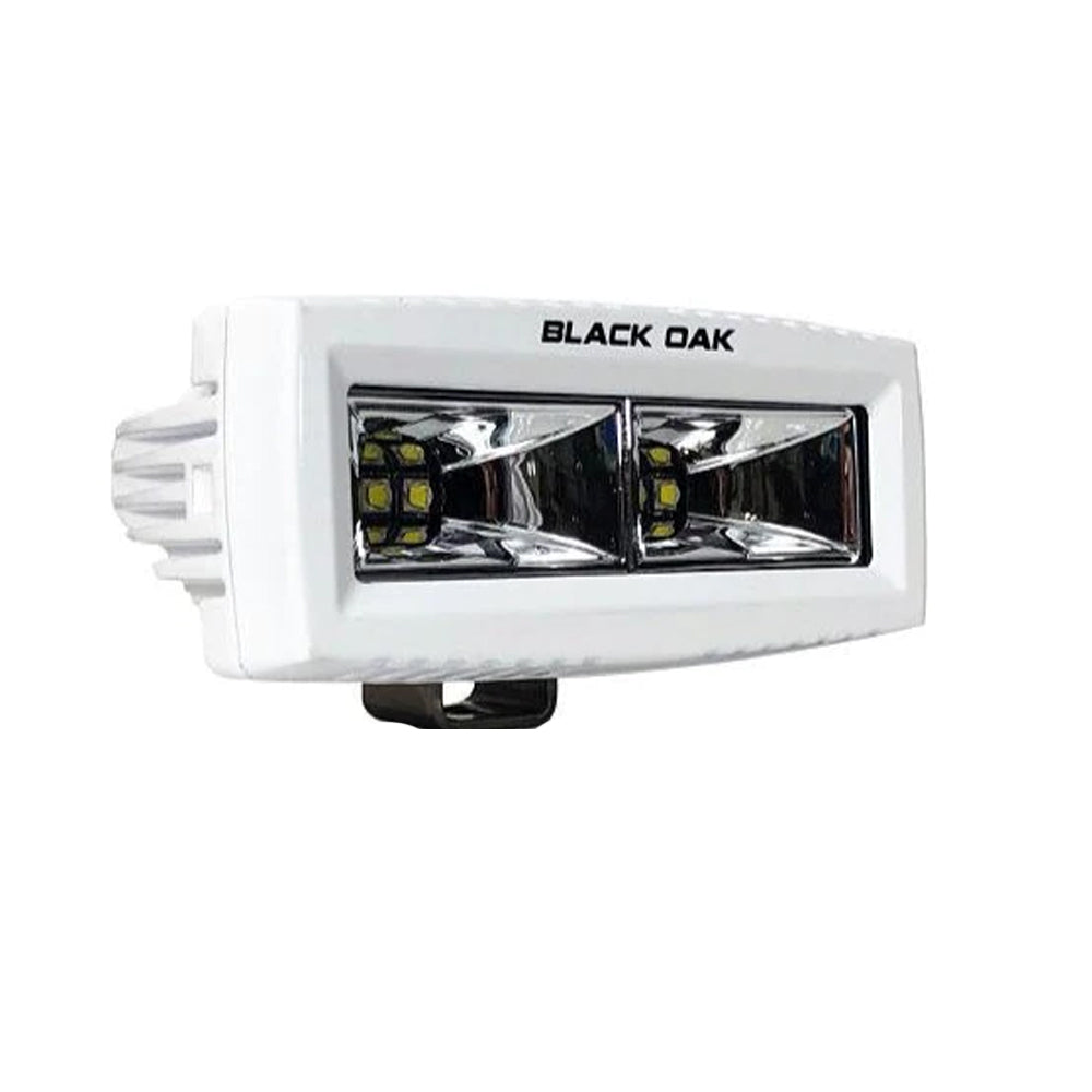 Black Oak 4" Marine Spreader Light - Scene Optics - White Housing - Pro Series 3.0 [4MS-S] - Premium Flood/Spreader Lights from Black Oak LED - Just $136! 